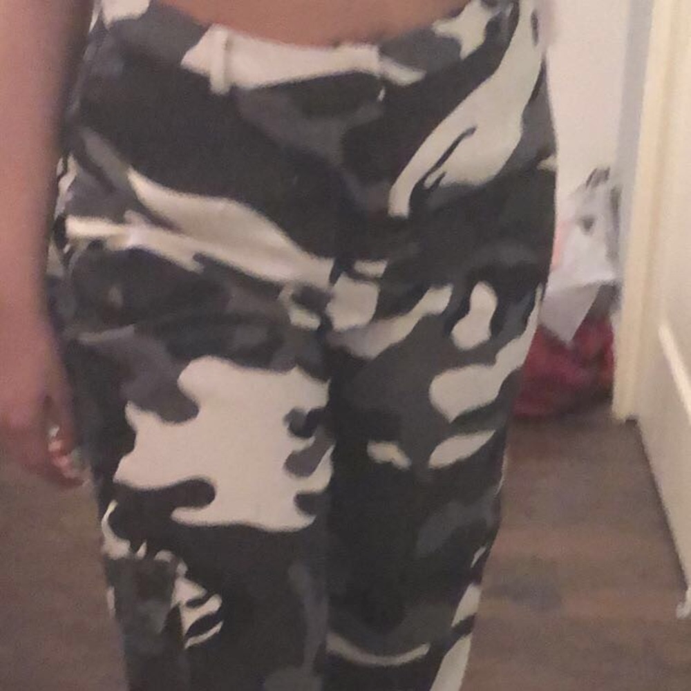 camo cargo pants